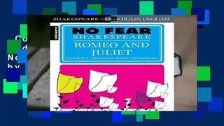 Complete acces  Romeo and Juliet (Sparknotes No Fear Shakespeare) by SparkNotes