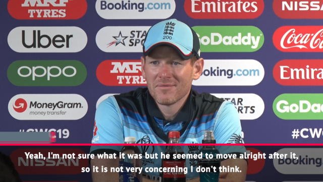 Morgan not concerned by Bairstow's injury