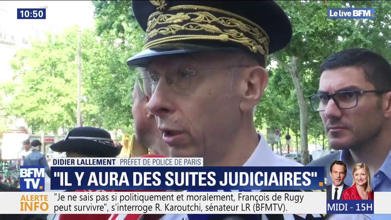 Incidents après la victoire de l'Algérie: "Il y aura des suites judiciaires", annonce le préfet de police de Paris