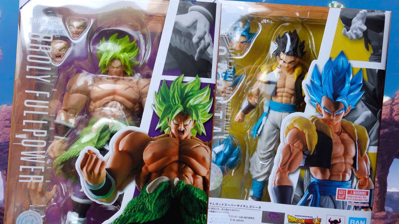 Dragon Ball Super - Unboxing de las SH Figuarts de Gogeta y Broly