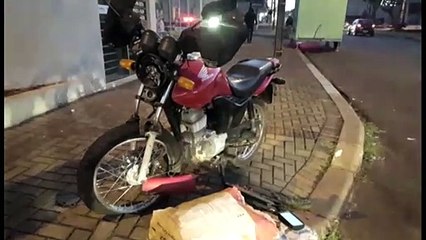 Motociclista colombiano é detido por embriaguez, após acidente na Região Sul