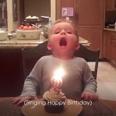 Kids can't blow out candles
