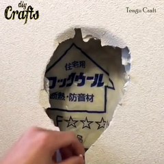 How To Fix Hole Of Wall With Resin Geode