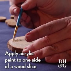 DIY Wood-Slice Magnets
