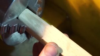 Making a Mini Baseball Bat With A Secret