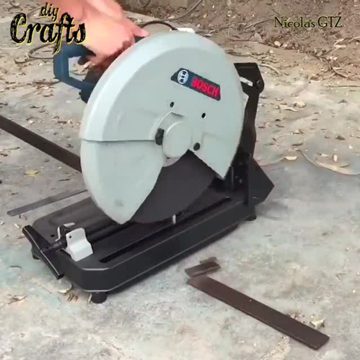 Building a Steel Belt Sander out of Bench Grinder