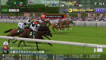 2019 GⅢ函館記念 レースシュミレーション