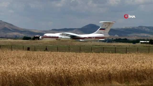 S-400 Uzun Menzilli Bölge Hava ve Füze Savunma Sisteminin birinci grup malzemeleri Ankara'da