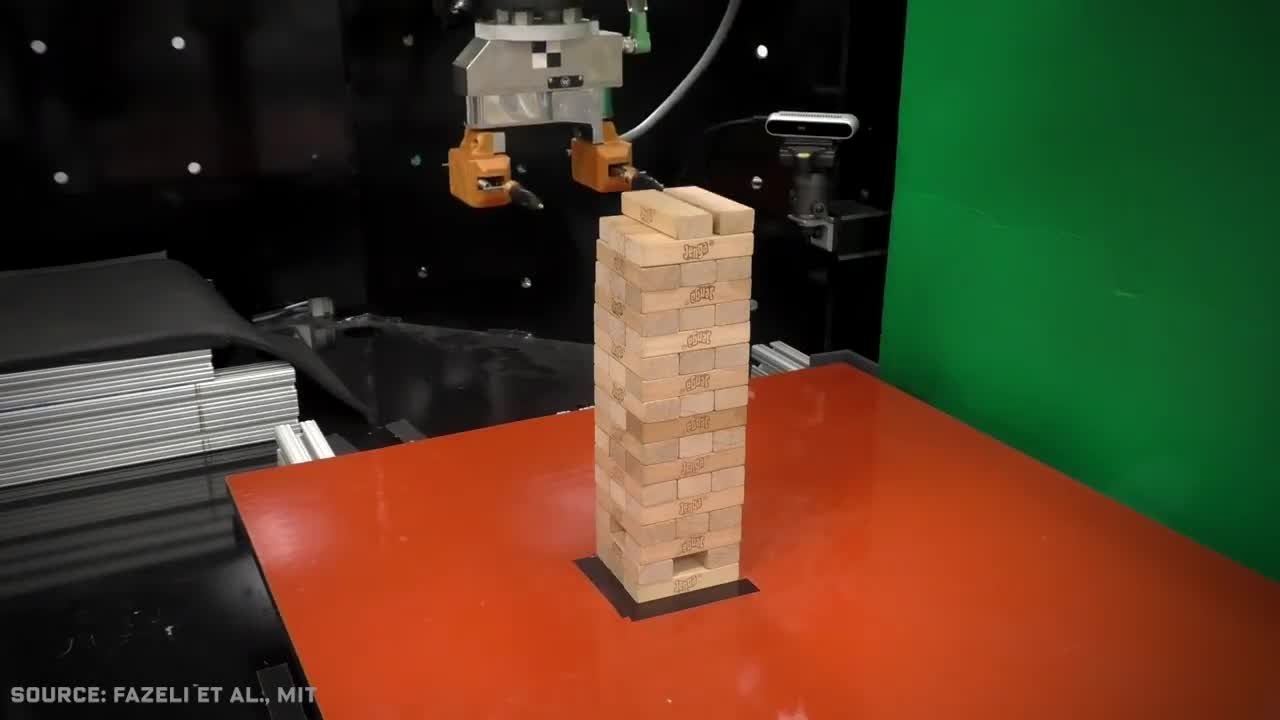 This Robot Taught Itself to Play Jenga