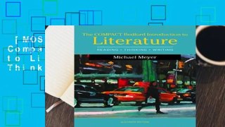 [MOST WISHED]  The Compact Bedford Introduction to Literature: Reading, Thinking, and Writing