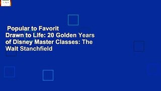 Popular to Favorit  Drawn to Life: 20 Golden Years of Disney Master Classes: The Walt Stanchfield