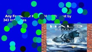 Any Format For Kindle  Halo Warfleet by 343 Industries
