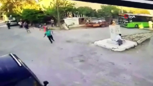 Amca ve yeğenin tüfekle öldürülmesi güvenlik kamerasında