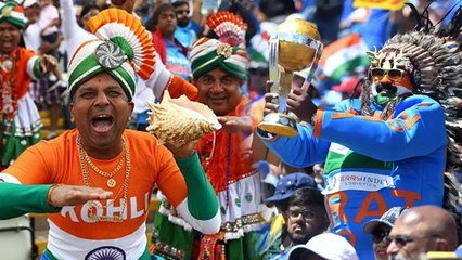 World Cup 2019 : ஐசிசிக்கு சங்கடத்தை கொடுக்கும் இந்திய ரசிகர்கள்- வீடியோ