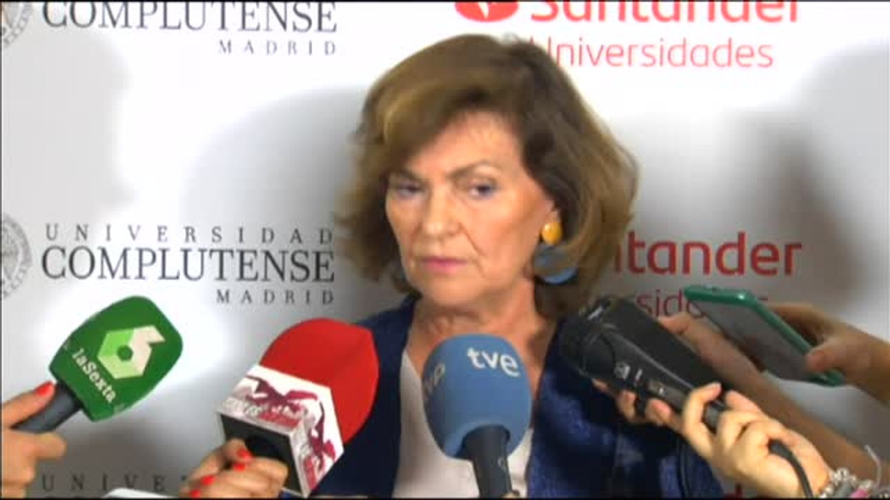 Calvo: "Salvo Pedro Sánchez, los demás somos todos prescindibles, yo la primera"