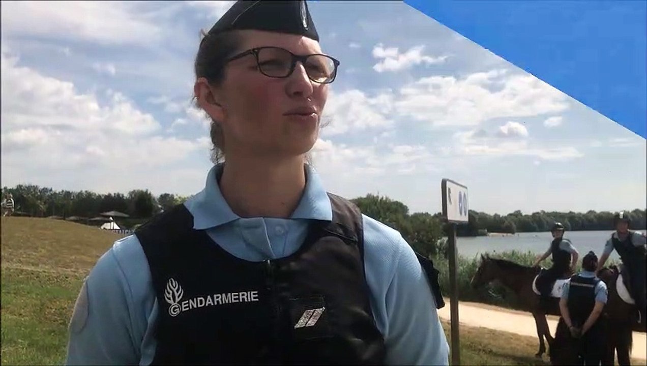 Poste à cheval à la base nautique d'Arc-sur-Tille
