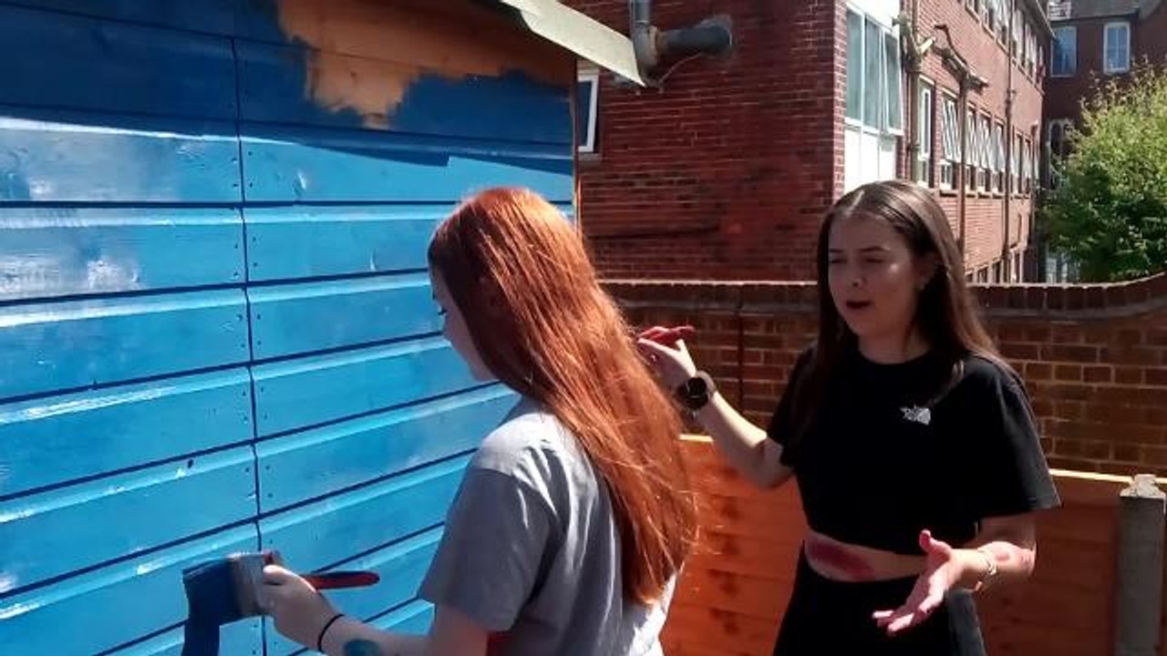 Teenagers provide Priory School makeover