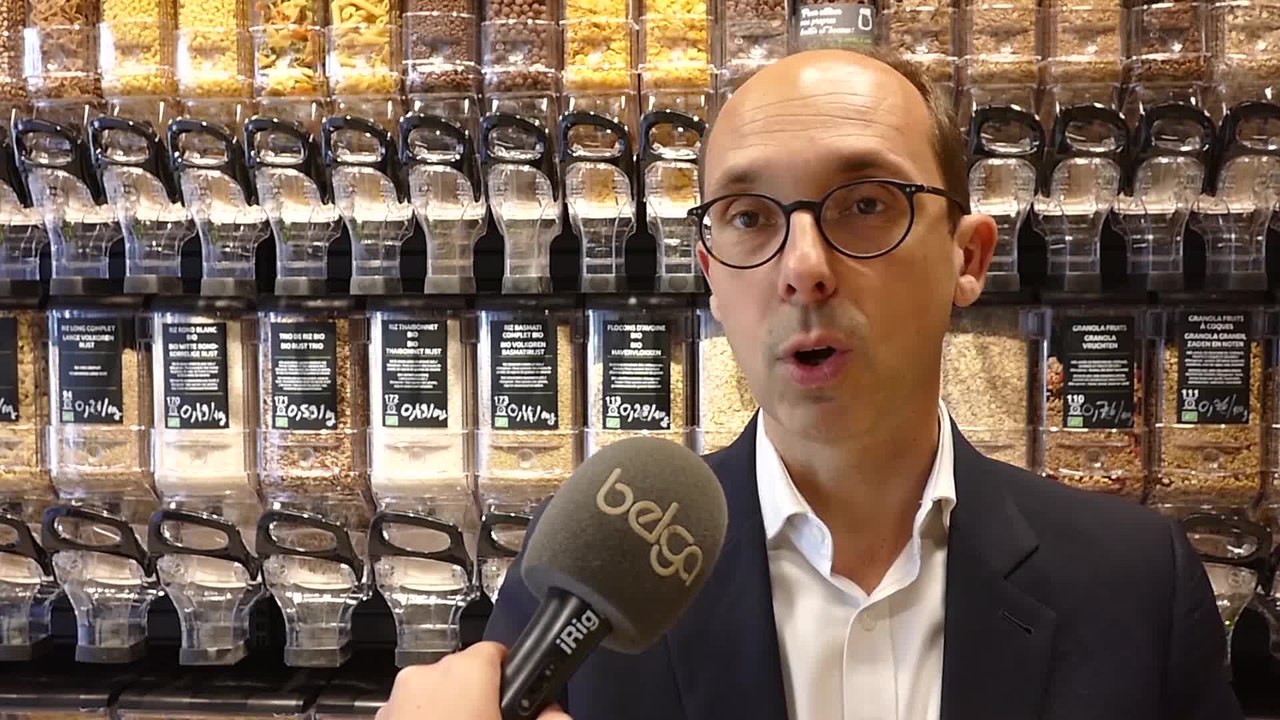 Geoffroy Gersdorff (secrétaire général de Carrefour Belgique): "C'est l'objectif de développer les magasins Carrefour BIO en Wallonie, à Bruxelles et en Flandre"