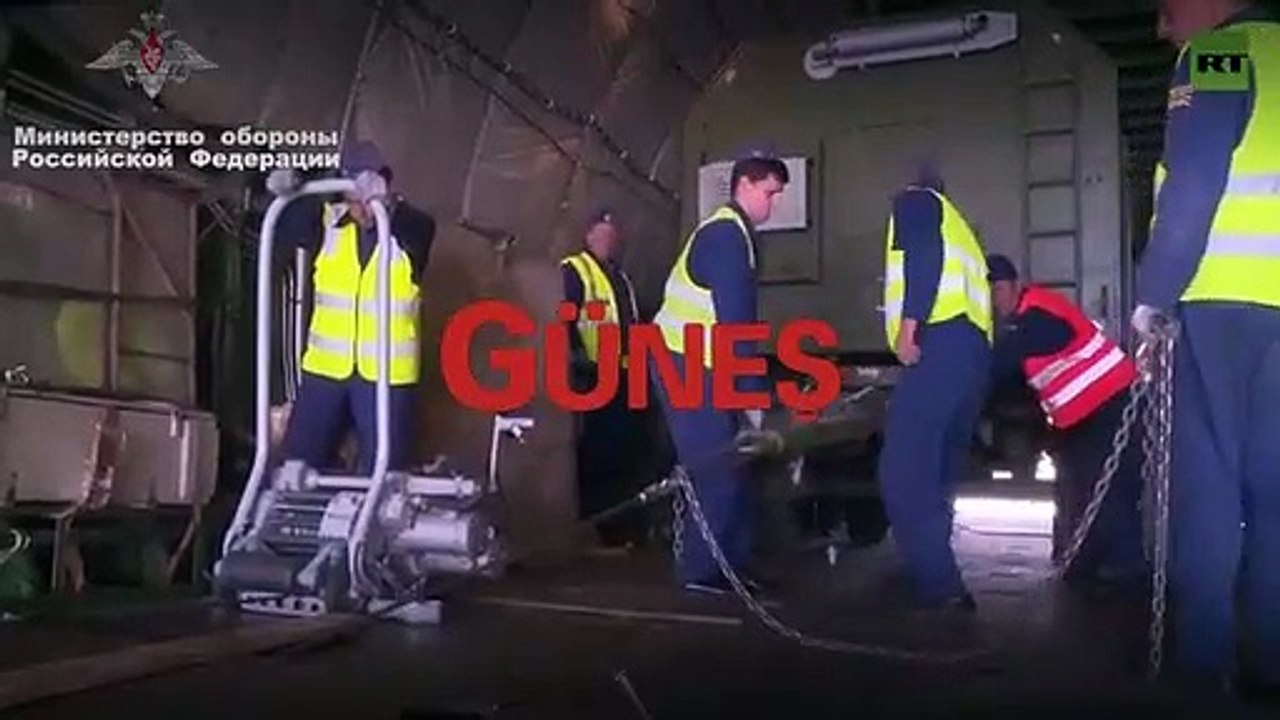 Rusya Savunma Bakanlığı, Türkiye'ye teslim edilen S-400'lerin yola çıkma anlarını paylaştı