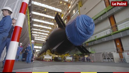 Les derniers préparatifs avant l'inauguration du sous-marin Suffren