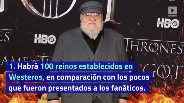 George R.R. Martin revela nuevos detalles sobre el programa de precuela de 'Juego de tronos'