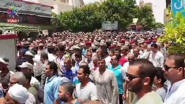 تشييع جثمان العميد سامح فؤاد فى جنازة عسكرية مهيبة بالسويس