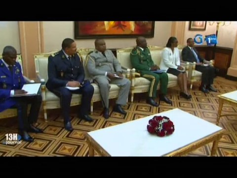 RTG/Audience du Président de la république avec le Ministre de l’intérieur et de la justice