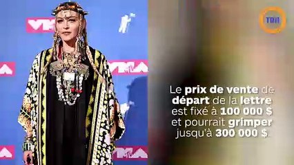 La lettre de rupture de Tupac à Madonna vendue aux enchères