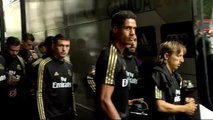 El Real Madrid no completó el entrenamiento del jueves debido a la tormenta eléctrica