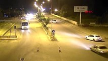 Muş'ta trafik kazaları MOBESE kameralarına yansıdı