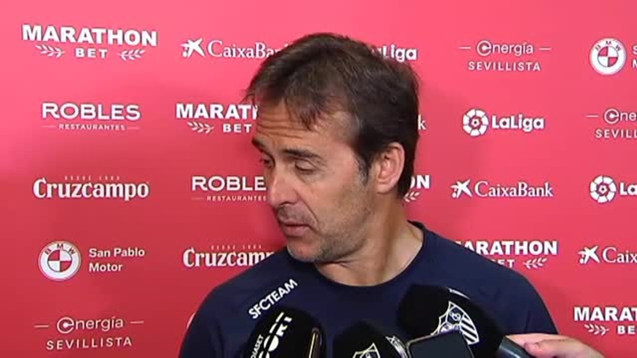 Julen Lopetegui: "Monchi está haciendo un gran trabajo"