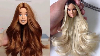 Barbie Hair  Custom Barbie Dolls That Have Better Hair Than I Do  So Realistic!