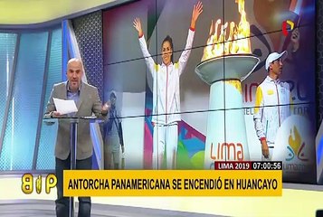 Panamericanos Lima 2019: antorcha ardió con fuerza en Huancayo