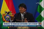 Evo Morales argumenta SU denominada ley de la MENTIRA