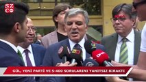 11. Cumhurbaşkanı Gül, yeni parti ve S-400 sorularını yanıtsız bıraktı