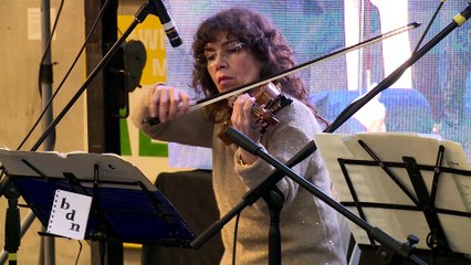 Acto de inauguración de la muestra "Universidad y Comunidad - Encuentro en el MAR