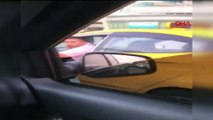 İstanbul'da bir taksici dehşeti daha!  Yol vermedi diye yol kesip, tehdit etti!