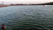 Nusaybin'de yağmur suyu göletine giren amca çocukları boğuldu
