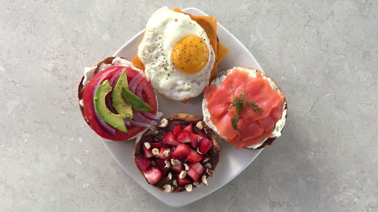 How to Make Topped Bagels