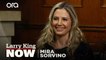 "It's very right now": Mira Sorvino on why 'Stuber' is a different kind of action film