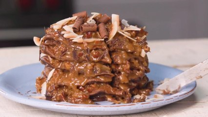 German Chocolate Pancakes