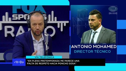 FOX Sports Radio: Antonio Mohamed, en exclusiva