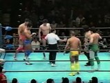 Akiyama, Kobashi & Shiga vs. Kakihara, Misawa & Ogawa (02-13-99)