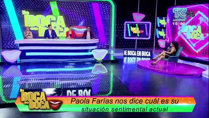 Paola Farías rompió el silencio sobre su situación sentimental