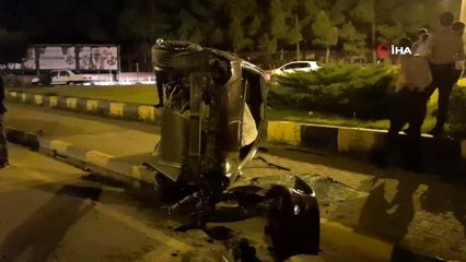 Kaza yaptığı otomobili bırakıp kaçtı