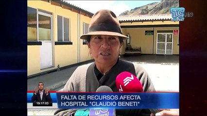Hospital "Claudio Beneti" cerrará por falta de recursos