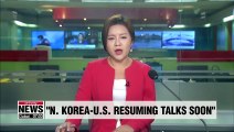 Seoul's top envoy says N. Korea-U.S. working-level negotiations will restart soon