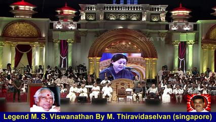 Legend M. S. Viswanathan By M. Thiravidaselvan (singapore) Vol 38
