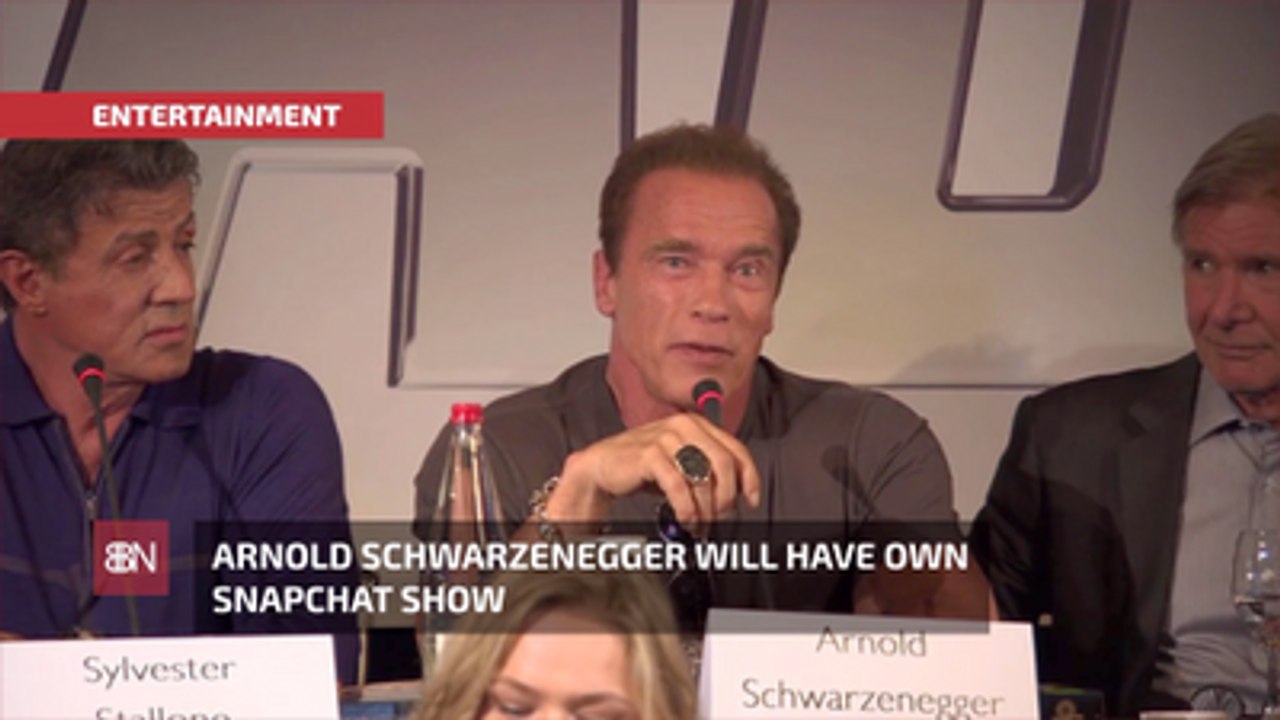 Watch Arnold Schwarzenegger On Snapchat