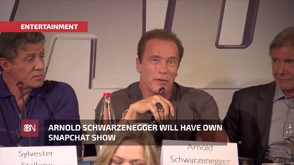 Watch Arnold Schwarzenegger On Snapchat